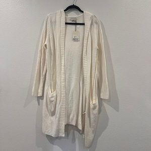 Barefoot Dreams Sweaters | Barefoot Dreams Cozy Chic Lite Relaxed Hooded Cardiga